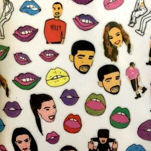 Kardashian nail stickers